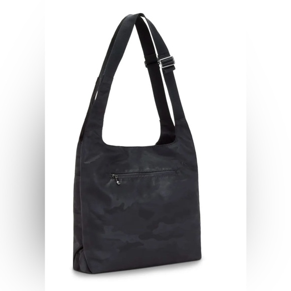 KIPLING “Aniya” Black Nylon Shoulder Bag Travel Tote - Picture 2 of 13